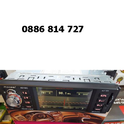 Мултимедиа Pioneer 1-din за кола, цветен, Mp3, Mp4, Mp5 Car Player