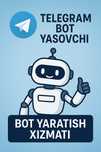 Sizga Telegram bot kerakmi? Men sizga kerakli botni tezda qilib berama
