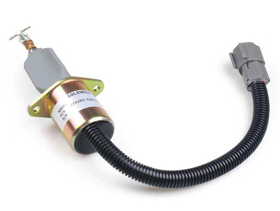Opritor NOU solenoid electrovalva stop motorina YANMAR Hyundai