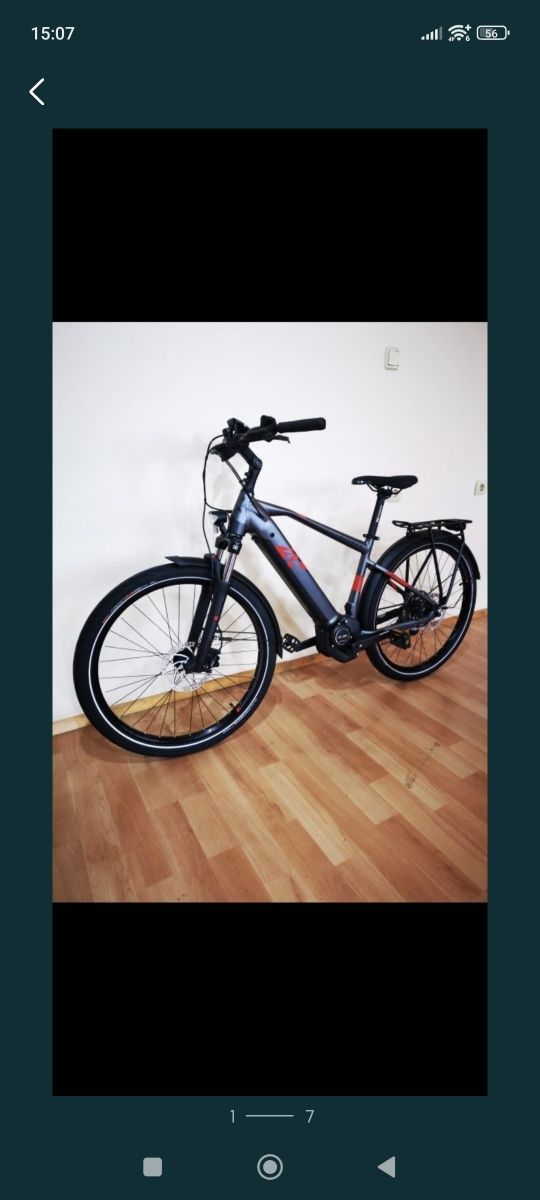 Vand bicicleta city Raymon Tourray electrica