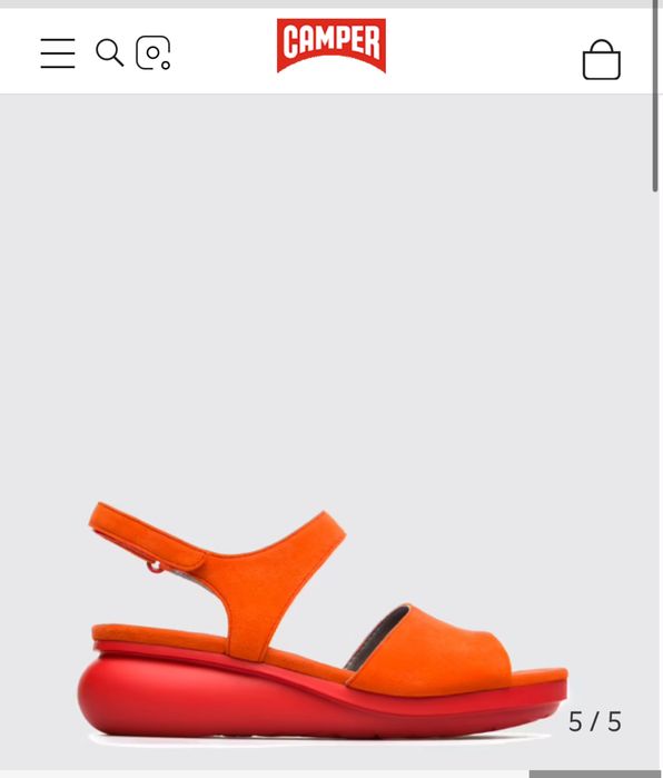 Sandale Camper 40, piele intoarsa, transport gratuit