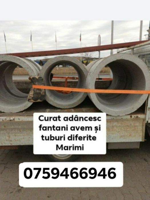Curățare fantana adâncesc fântâni