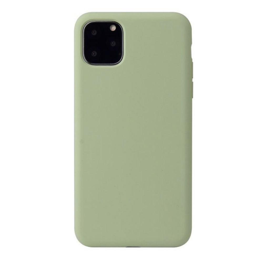 Husa Square Case Silicon Catifea Interior - Iphone 11 PRO 11 PRO MAX