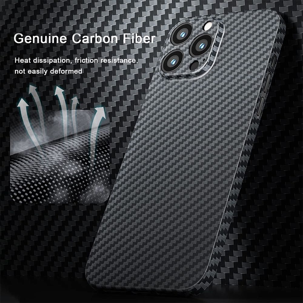 Калъф Genuine Carbon MagSafe Apple iPhone13/14/Pro/Pro Max