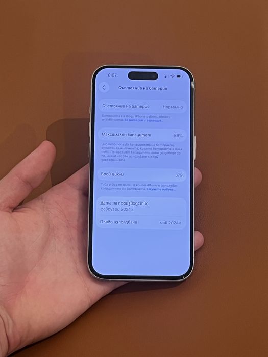 IPhone15pro 256GB White Titanium