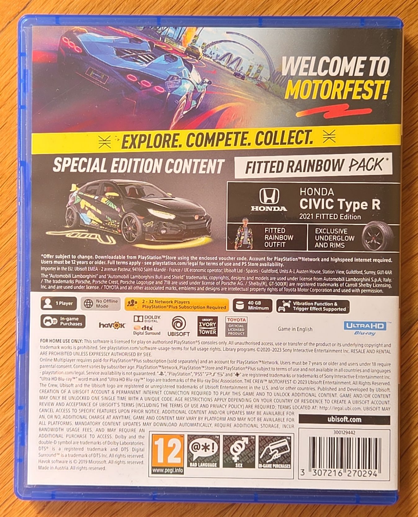 The Crew Motorfest Special PS5 Playstation 5 Плейстейшън PS диск игра