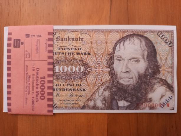 Lot 10 bancnote x 1000 marci germane DM/REPLICA/ NOI

Lot 100 banc