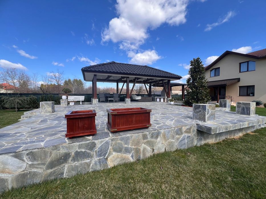 Ghiveci si jardiniera din lemn - mobilier gradina