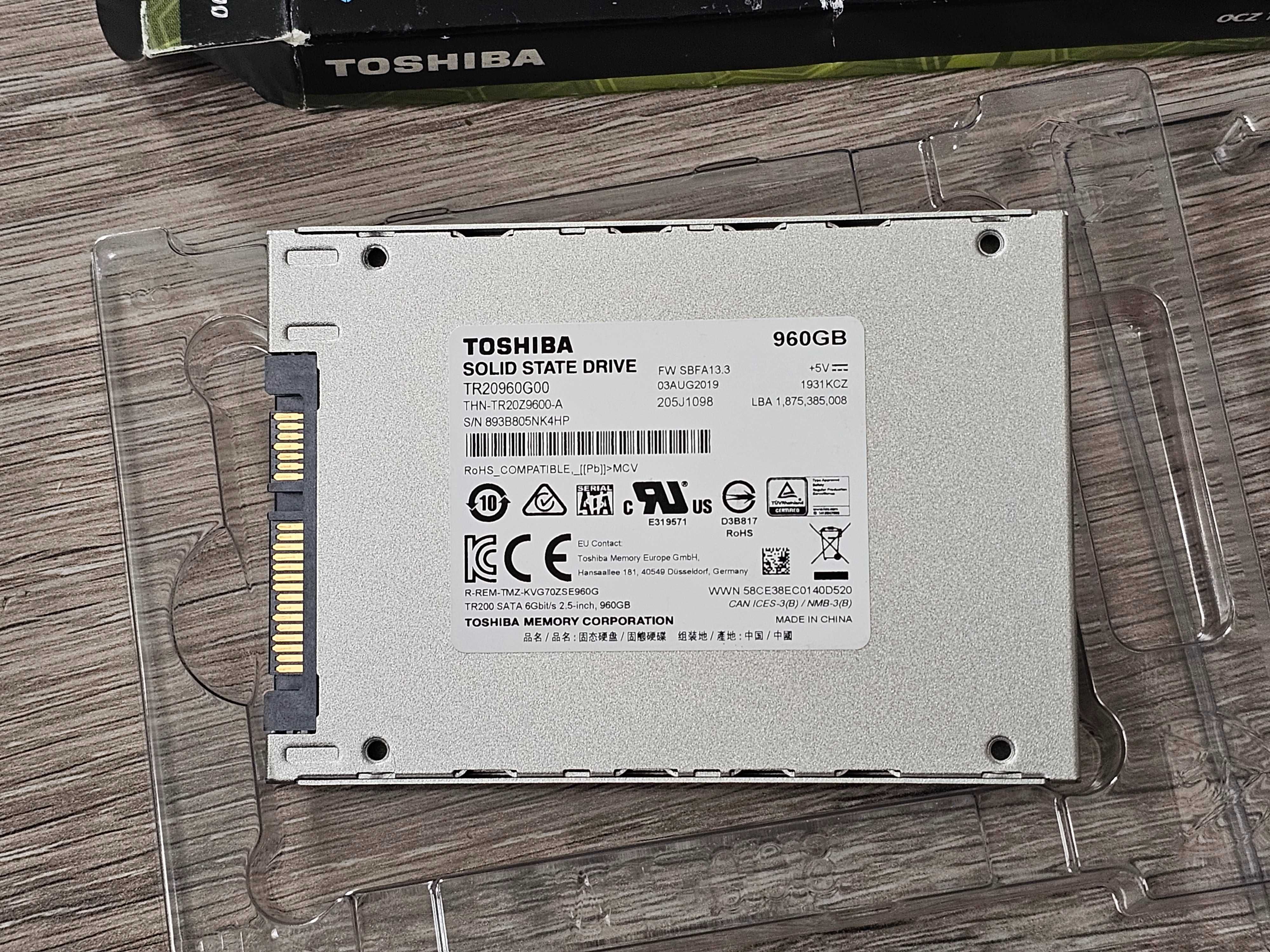 Toshiba TR200 960GB SSD хард диск