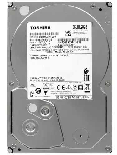 Жесткий диск Toshiba HDD 4TB DT02ABA400 (100%)