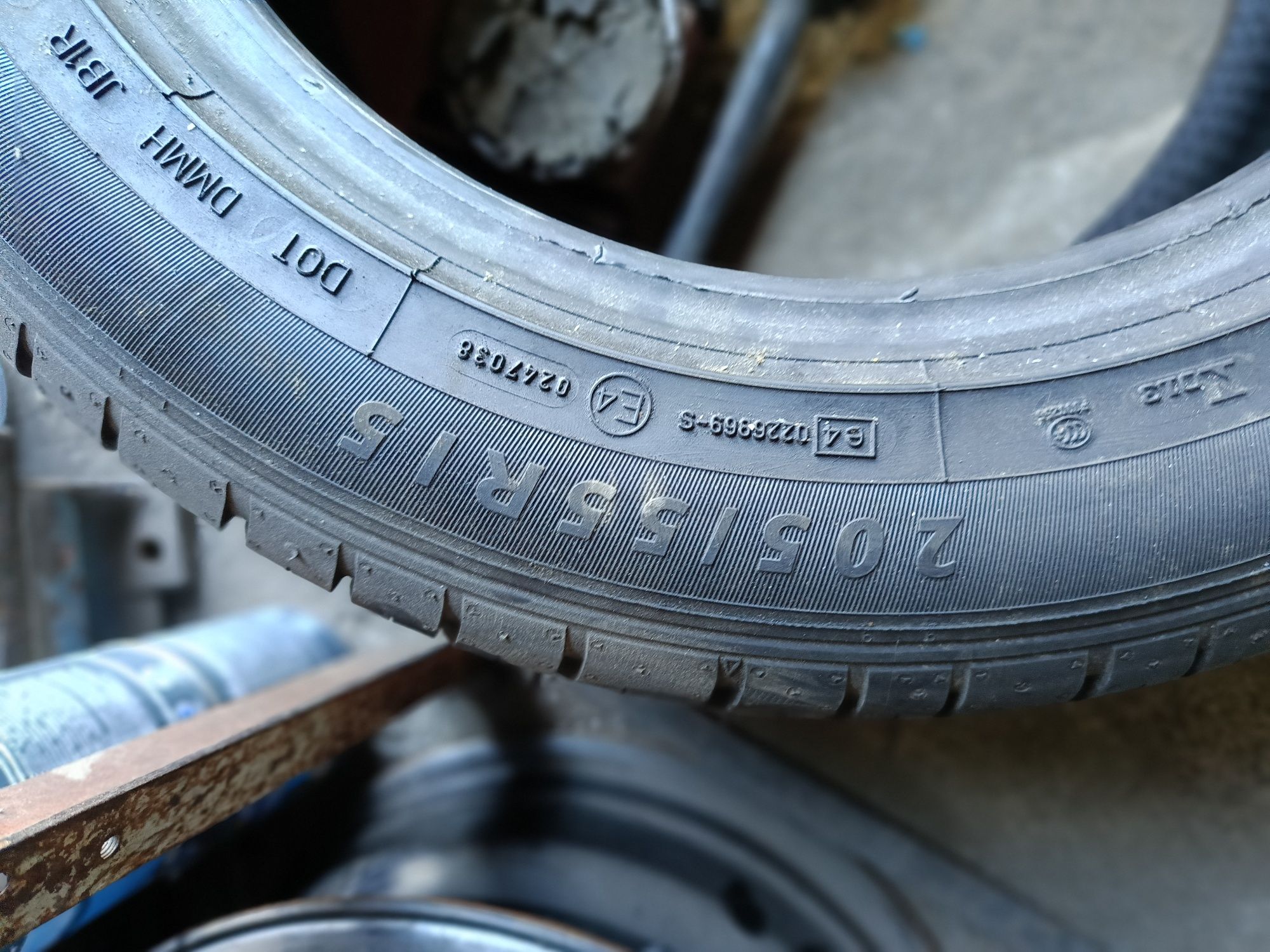 Летни гуми -15цола -205/55-1бр.-60лв."DUNLOP"