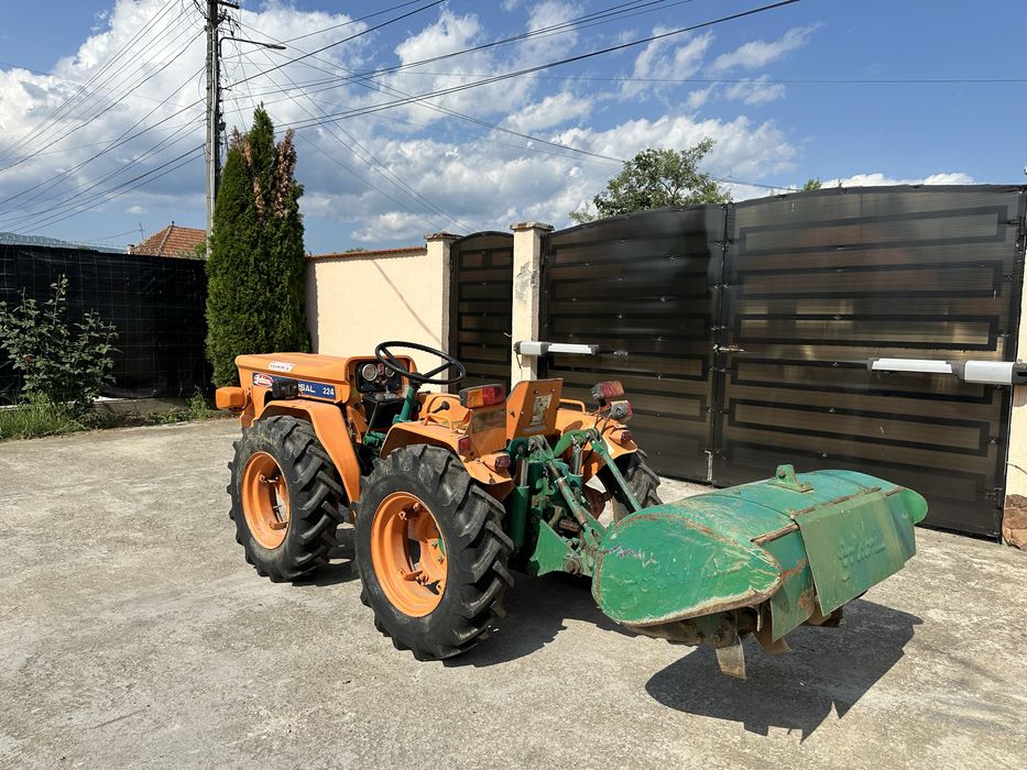 Motocultor tractoras 4x4 diesel Goldoni 2 pistoane cu freza