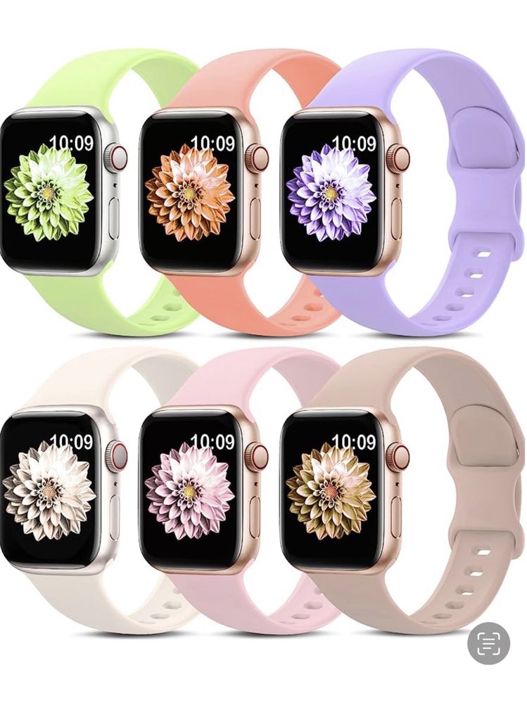 Curea Bratara HUSADE Din Silicon Soft Colorat Ceas Apple Watch