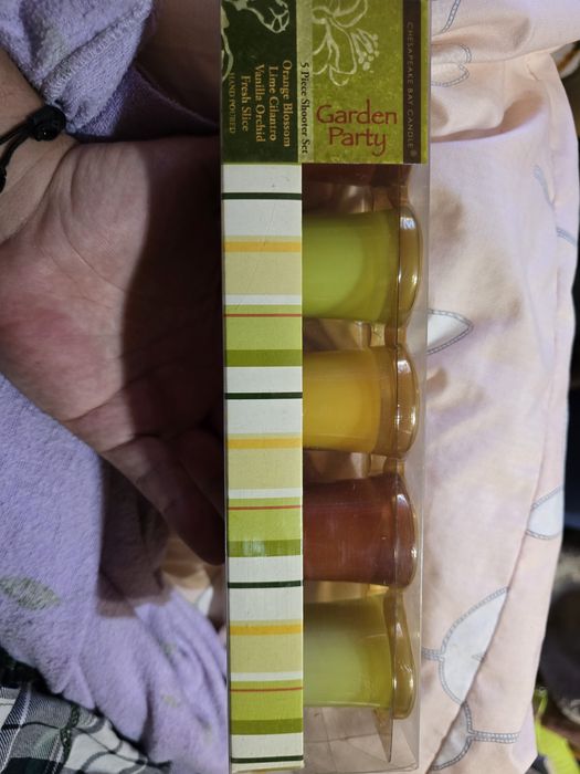 Set 5 lumanari Garden Party