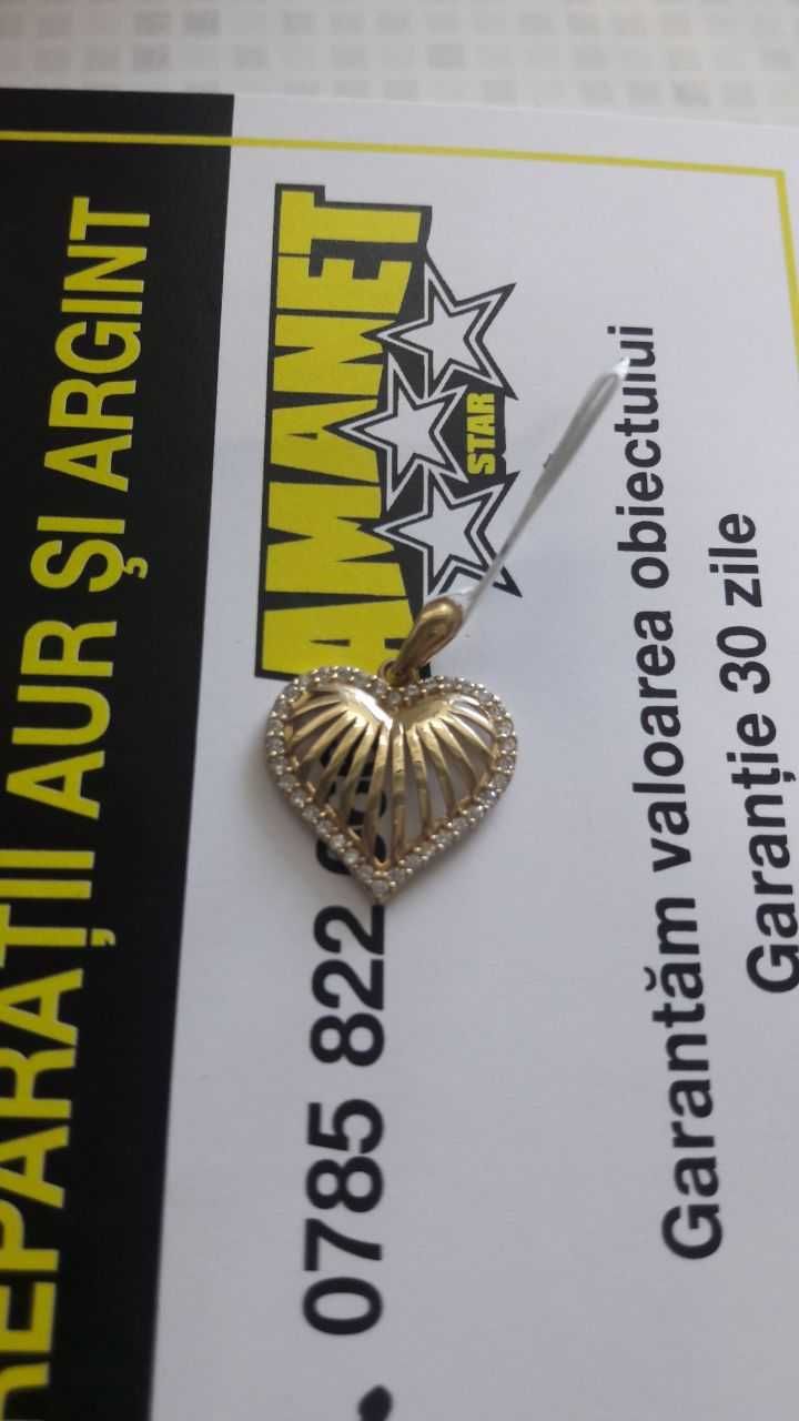pandantiv aur 14k (m2) star amanet