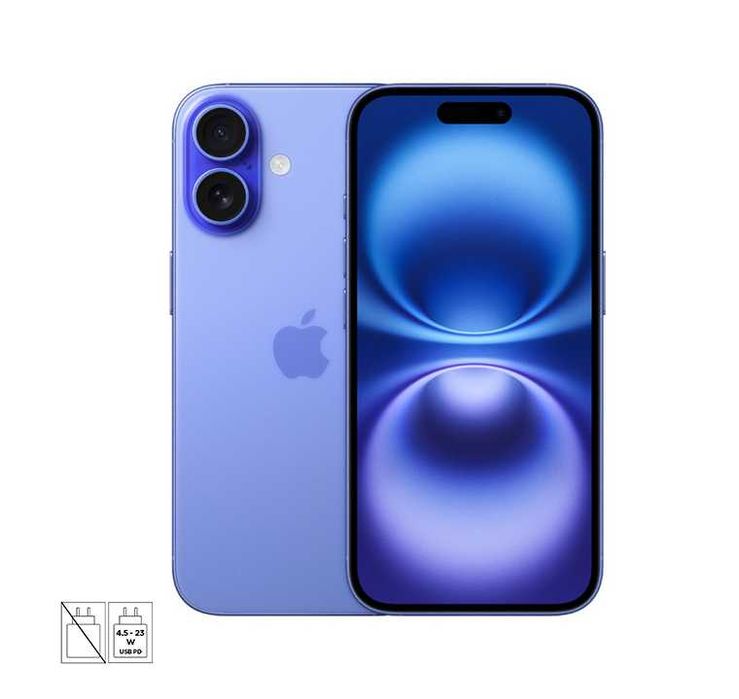 iPhone 16 128 Ultramarine - Неразпечатан гаранция 36м