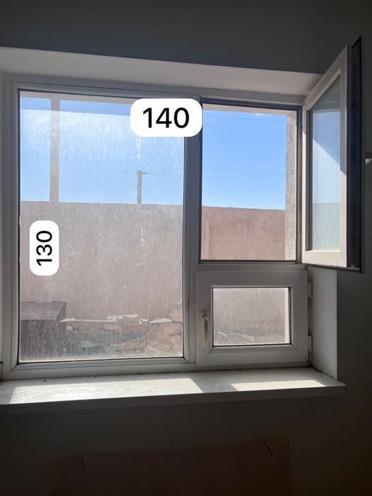 Пластик терезелер сатылады