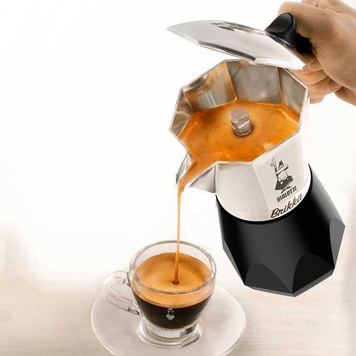 Гейзерная кофеварка Bialetti Nuova Brikka 2 Cups 100ml! Made in Italy!