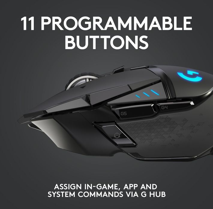 Mouse gaming wireless logitech G502 LightSpeed Hero