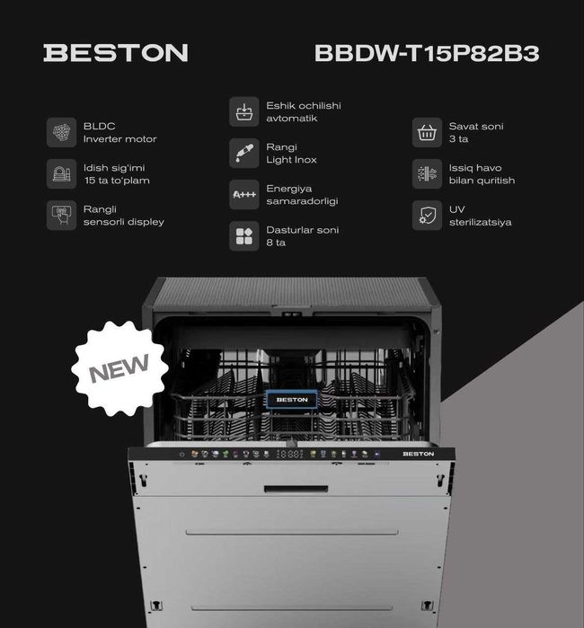 Посудомоечная машинка От Beston+ Доставкой