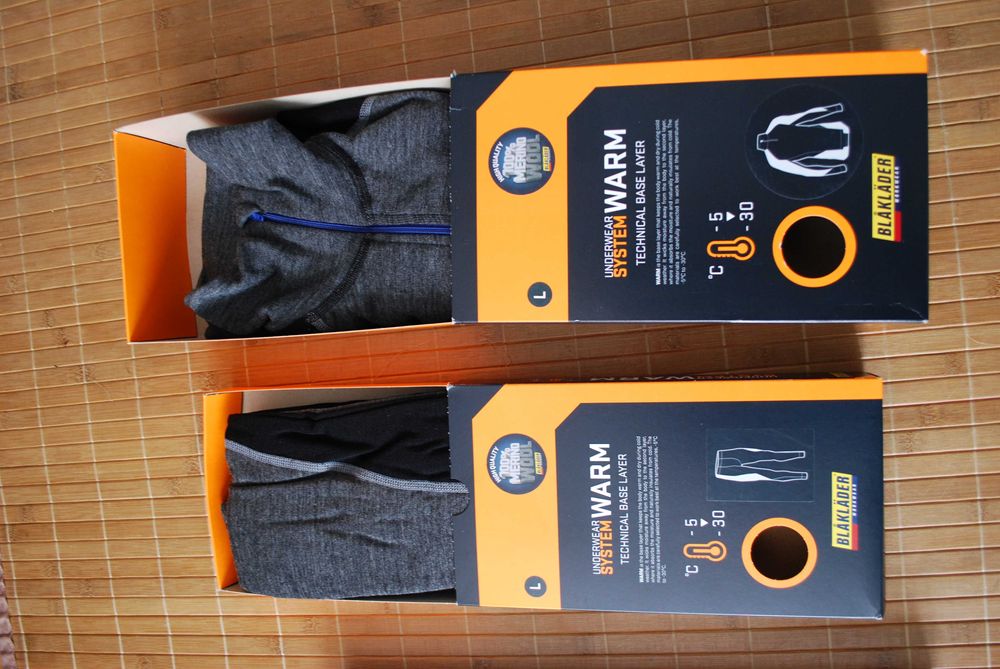 НОВИ Мерино Термо бельо Blakladder 100% merino Мъжки L вълна