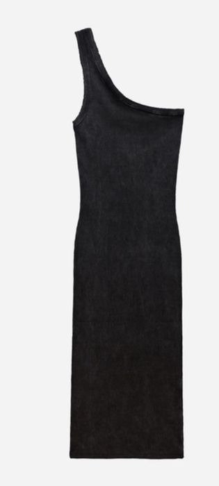 Rochie de vara gri inchis Zara/ Asos Stradivarius Mango