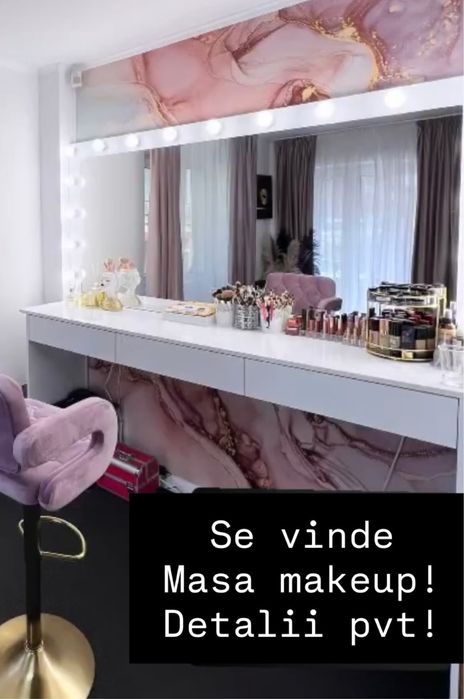 Vand masa + oglinda de machiaj.