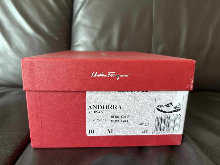 Espadrile Ferragamo Men's Andorra Open-weave Leather Oxfords