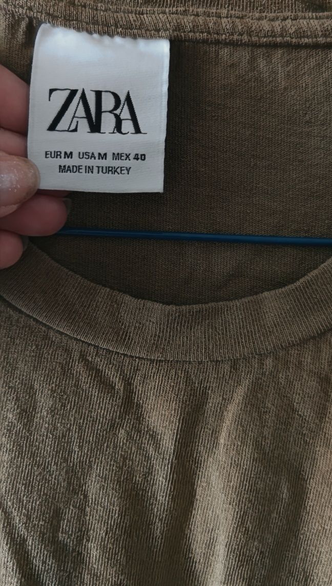 Tricou Kaki Zara bărbătesc M/40 Vând/Schimb