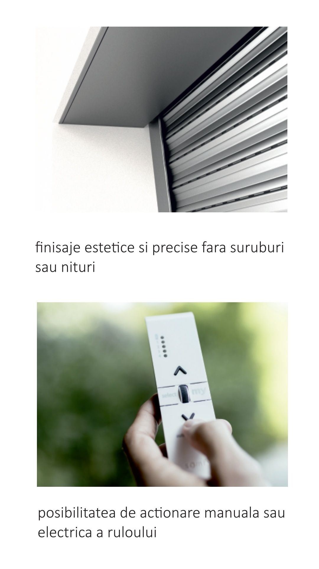 Rulouri exterioare din Aluminiu București