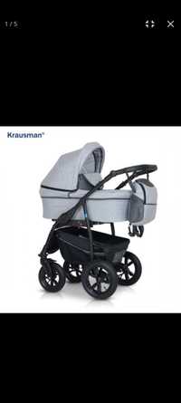 Krausman - Carucior Trend Light Grey Prestige 3 in 1