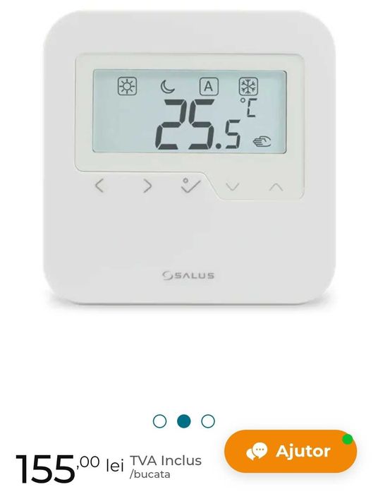 6 x Termostat pentru incalzire in pardoseala, Salus