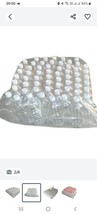 Sticla Pet 0,5L  plastic cu capac 60 buc pe bax