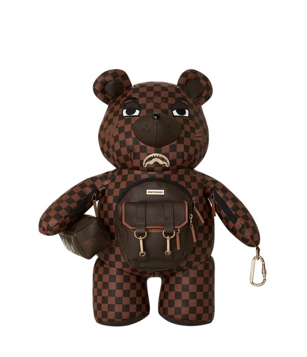 Раница Sprayground - Brown Checkered Special Ops Teddy Bear