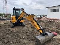 Închiriez miniexcavator 3,5 tone