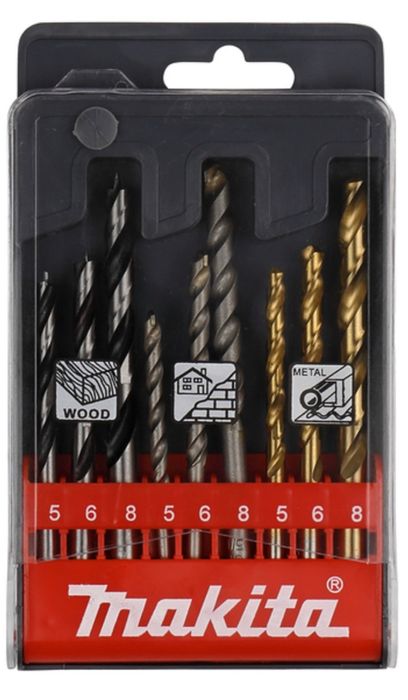 Makita комплект свредла 9 части