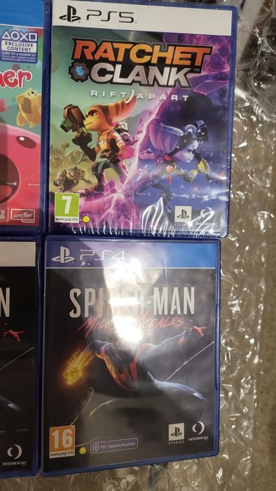 Spider-Man Miles Morales PS4 PS5 Ratchet and Clank rift aPart