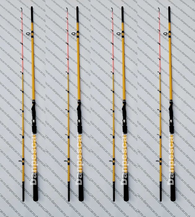 SET 4 Lansete PROFL DUAL FORCE  Feeder 2,40m+4 Mulinete SAIMINO X4000