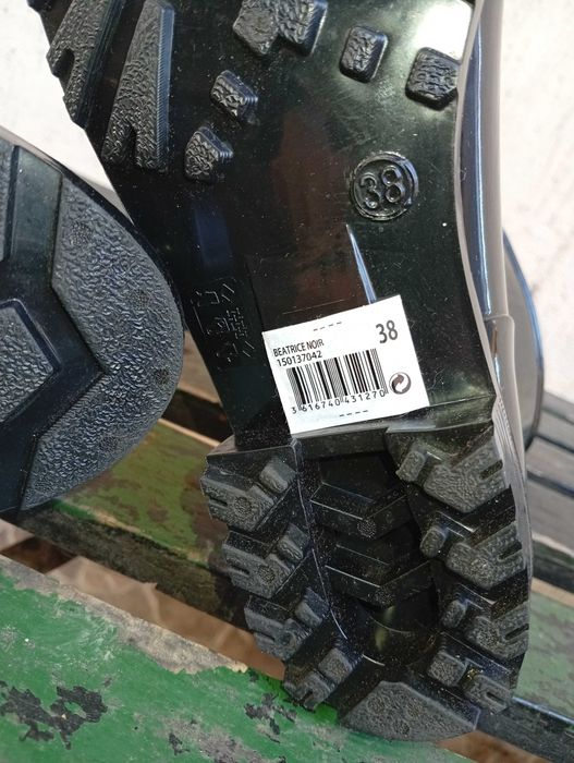 Cizmulite Cauciuc Beatrice Noir masura 38 made in France -Noi
