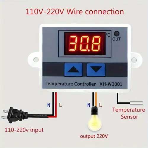 Termostat digital conectare 220V. Nou ambalat!