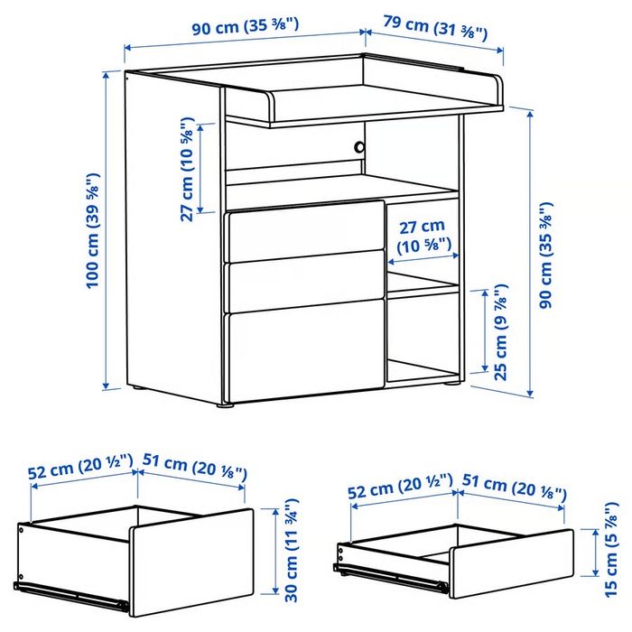 Birou Ikea reglabil