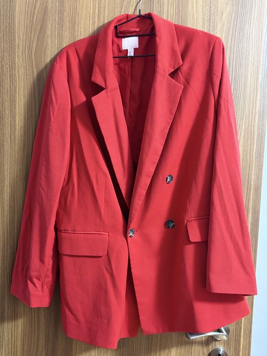 Oversize червен блейзър