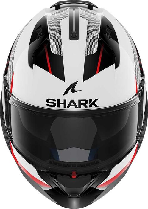 Каска Shark Evo ES Kryd White Black Red/Antrahcite BLACK RED/Yellow