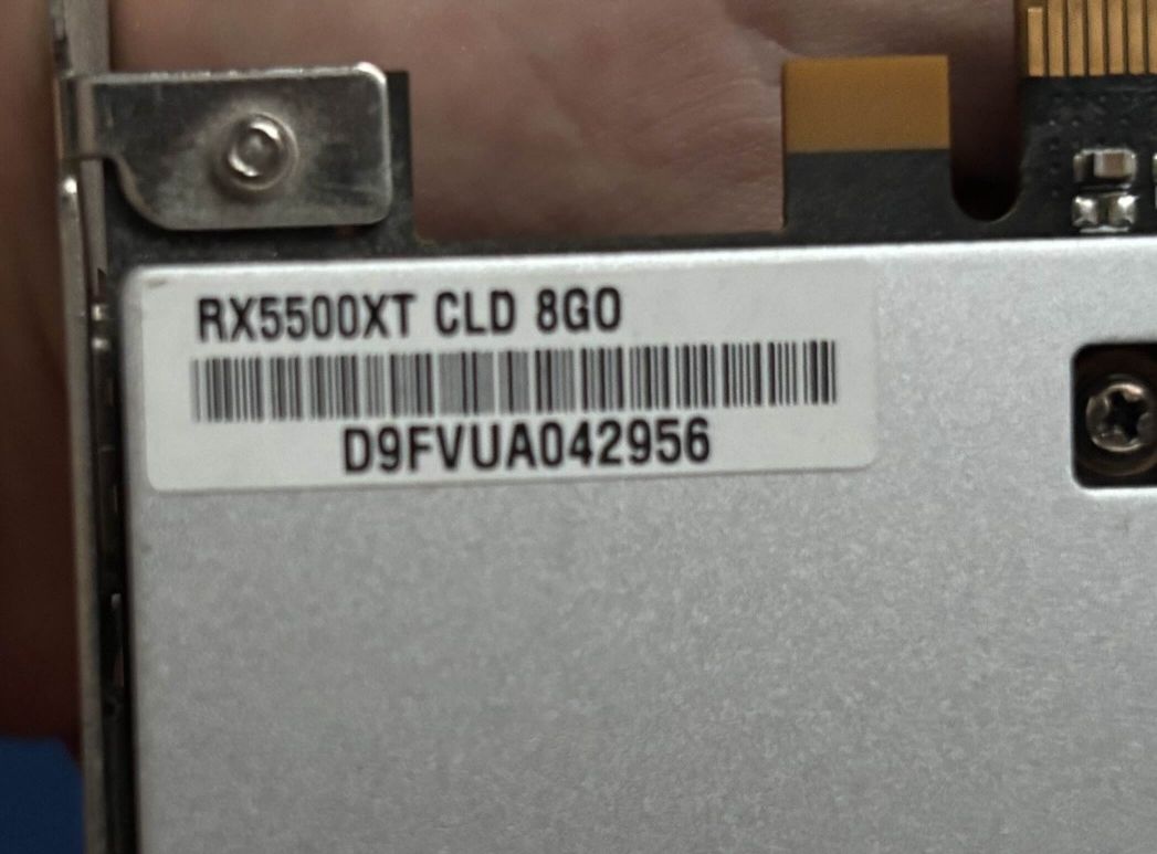 Видео карта RX5500XT CLD 8GB