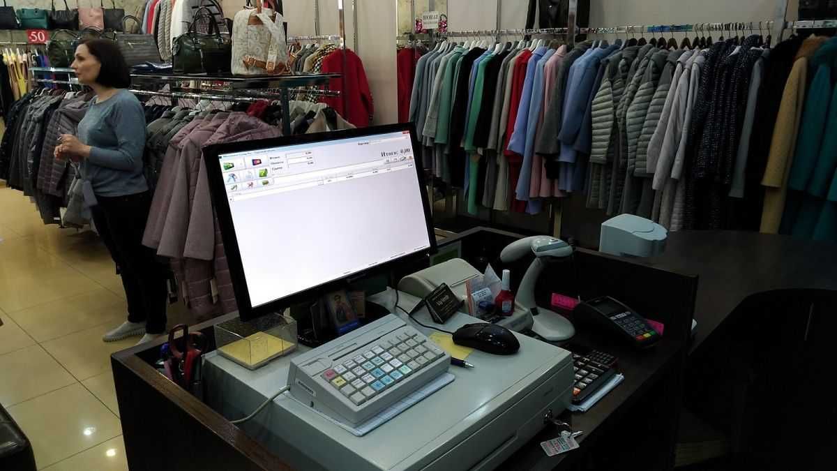 Магазинга Моноблок, чек принтер сканер 1C POS Zpos yespos optima sales
