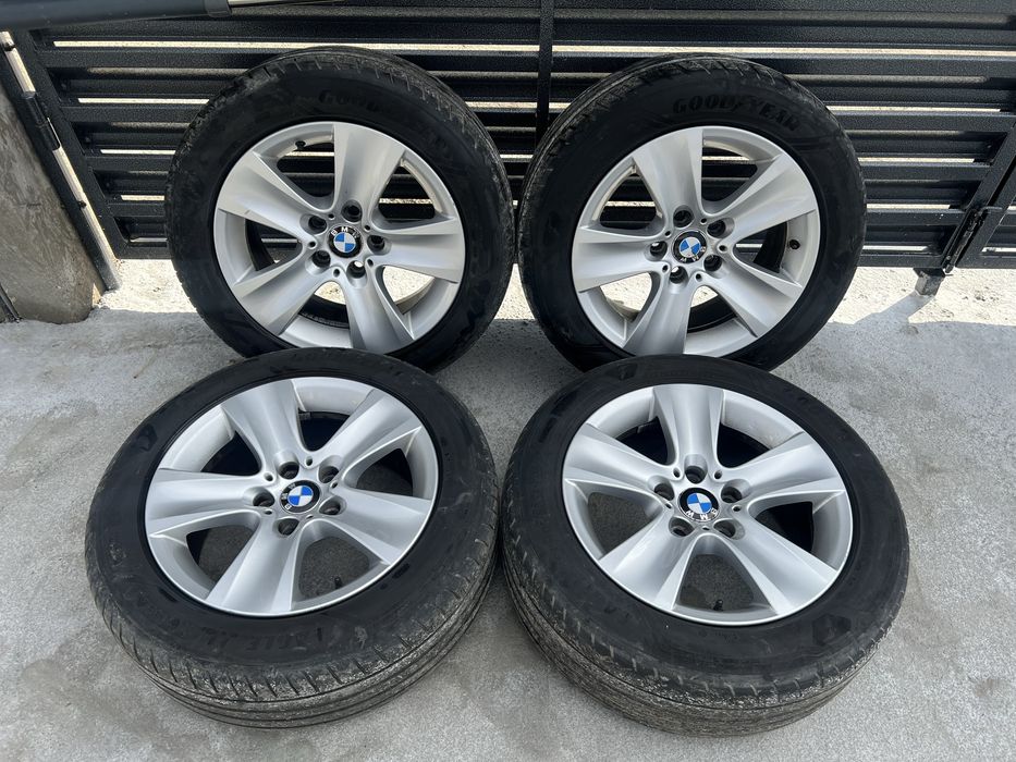 Jante 5x120  r17 bmw f10 f11 originale anvelope vara 225/55R17 Goodyer