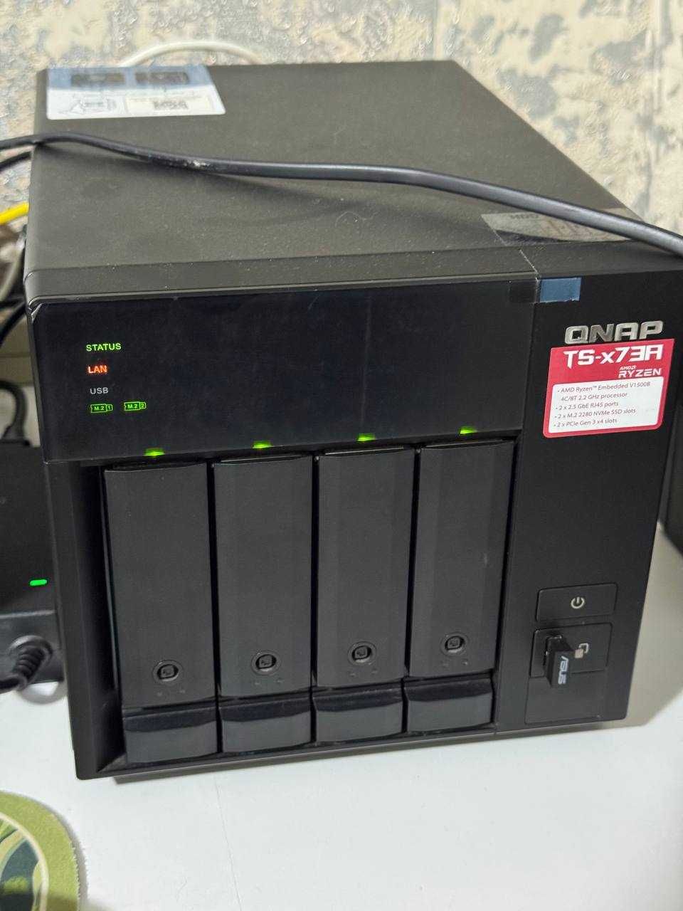 Продаю QNAP TS-473A-8G с GeForce GTX1650 — NAS, сервер и личное облако