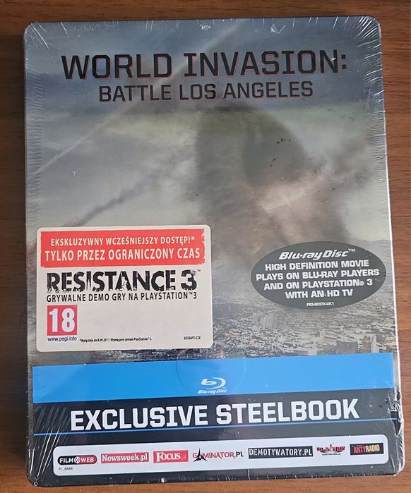 Vand steelbook bluray World Invassion, sigilat
