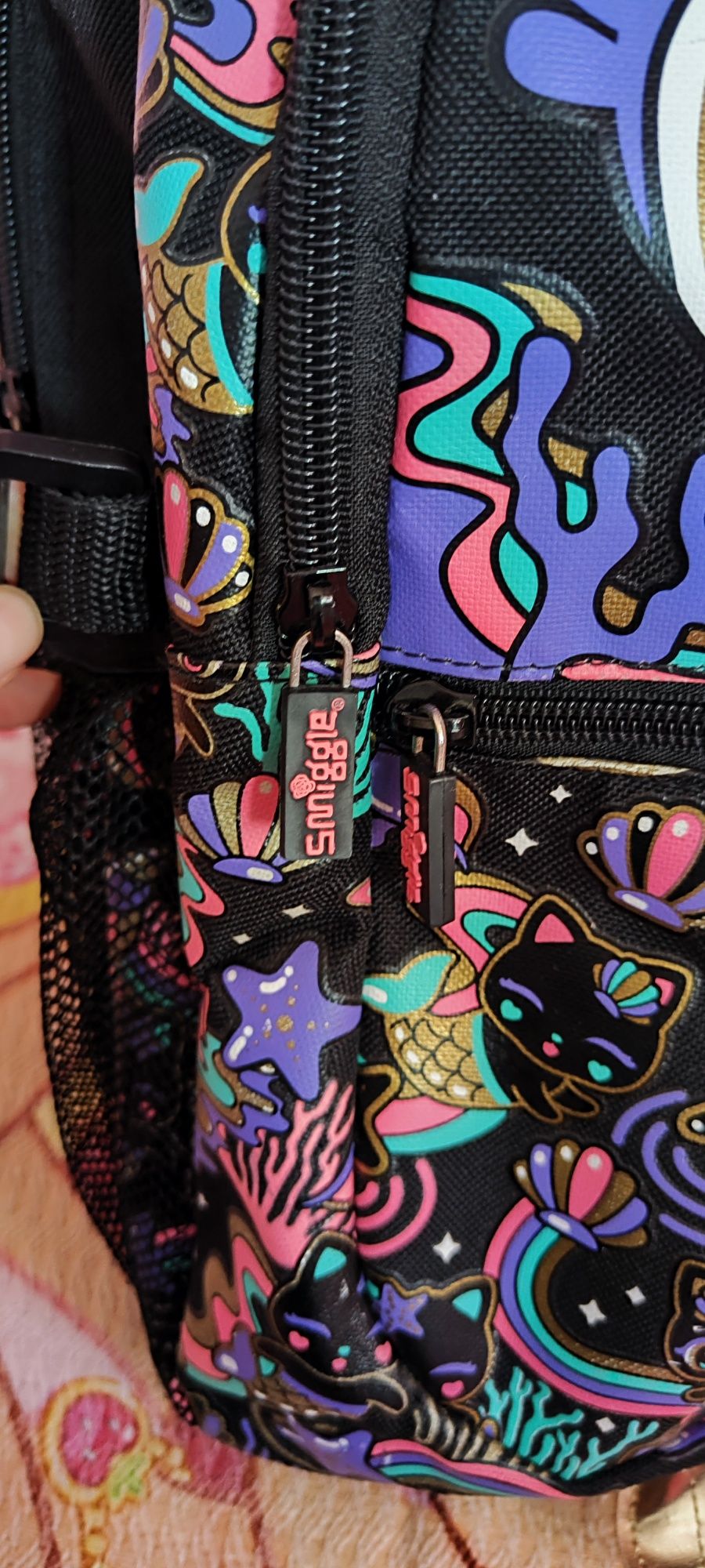 Ученическа раница с чанта за храна Smiggle