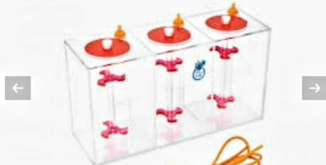 Дозиращи контейнери за съхранение на разтвори Coral Box 3 x 1,5L